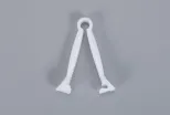 Engangs navlestrengklem